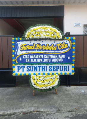 Papan Bunga Duka di Serdang Bedagai