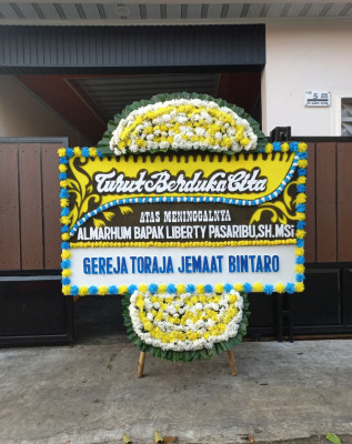 Papan Bunga Duka di Serdang Bedagai